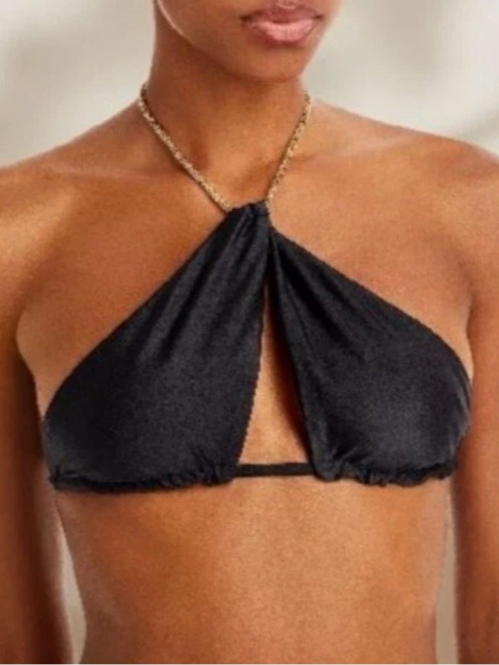 NWT PQ chain bikini top